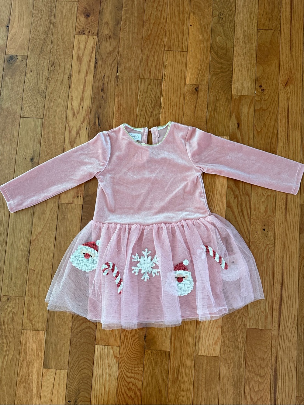 Mud Pie Pink Christmas Dress